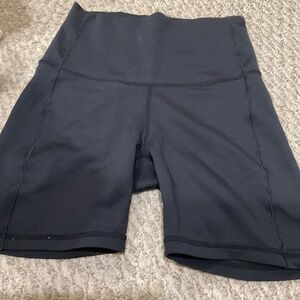 Left on Friday black bike shorts shorter length